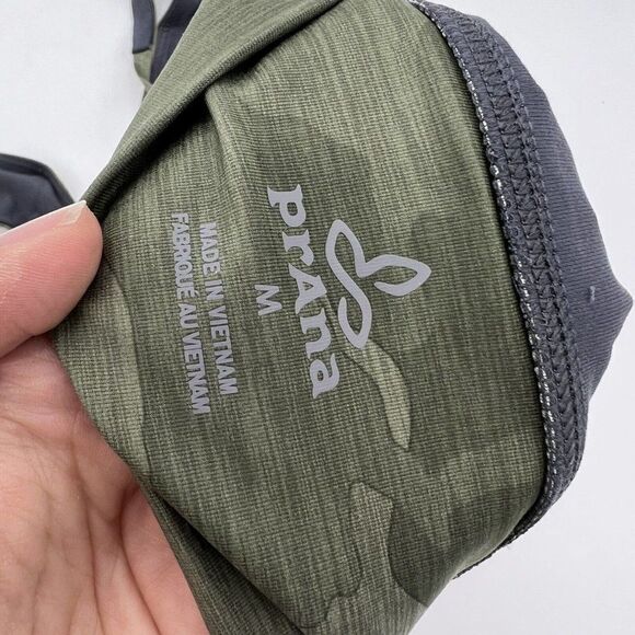 Prana Layna Brami Sage Camo Bra Bralette Size Medium NWT - Picture 5 of 5